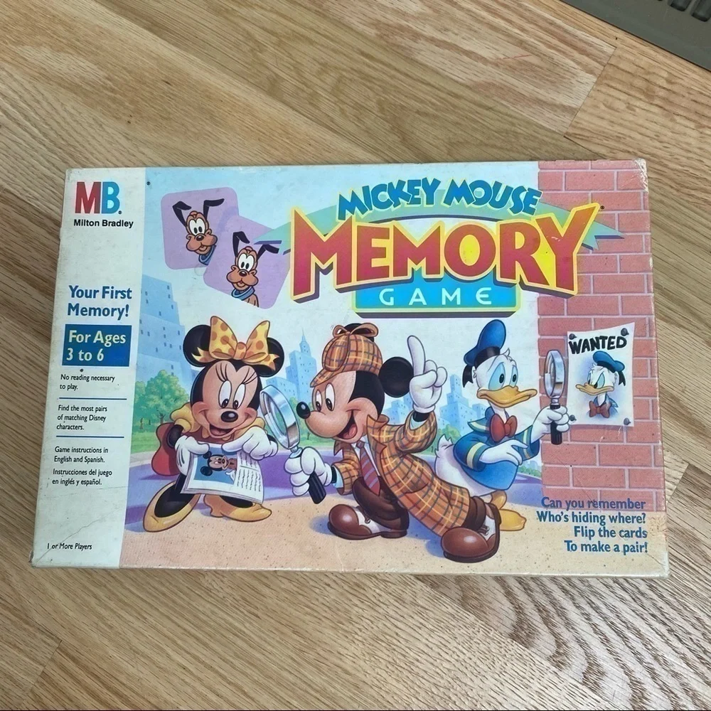 Vintage Memory Disney Game Mickey Mouse MB